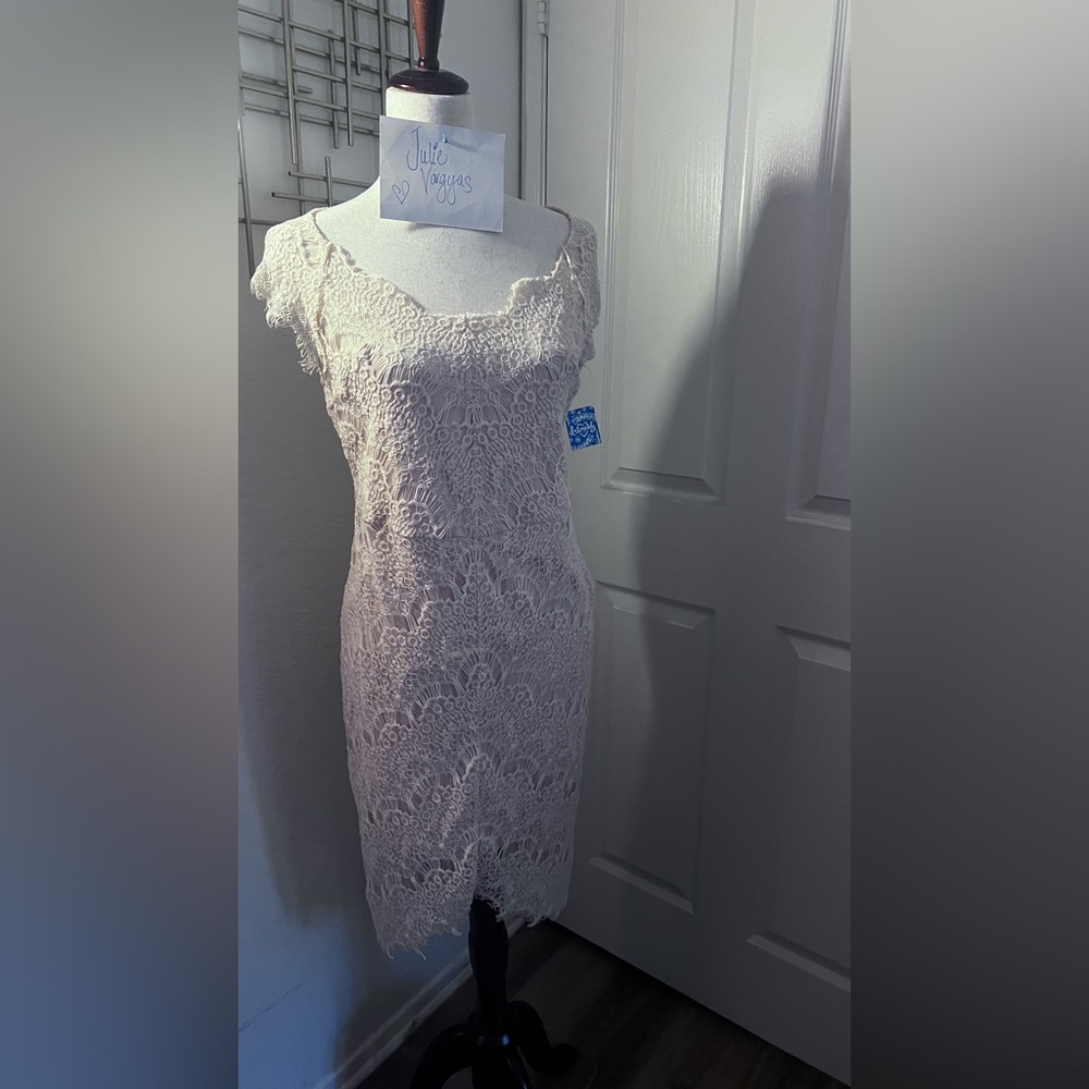 Free People Sexy Elegant Cream Lace Dress Slip